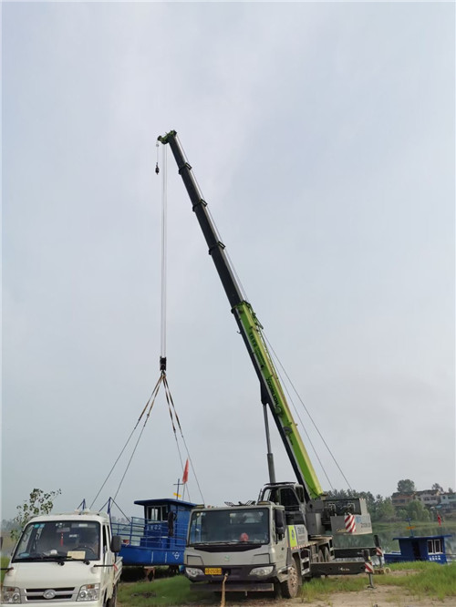 石狮市桥梁建设吊装案例
